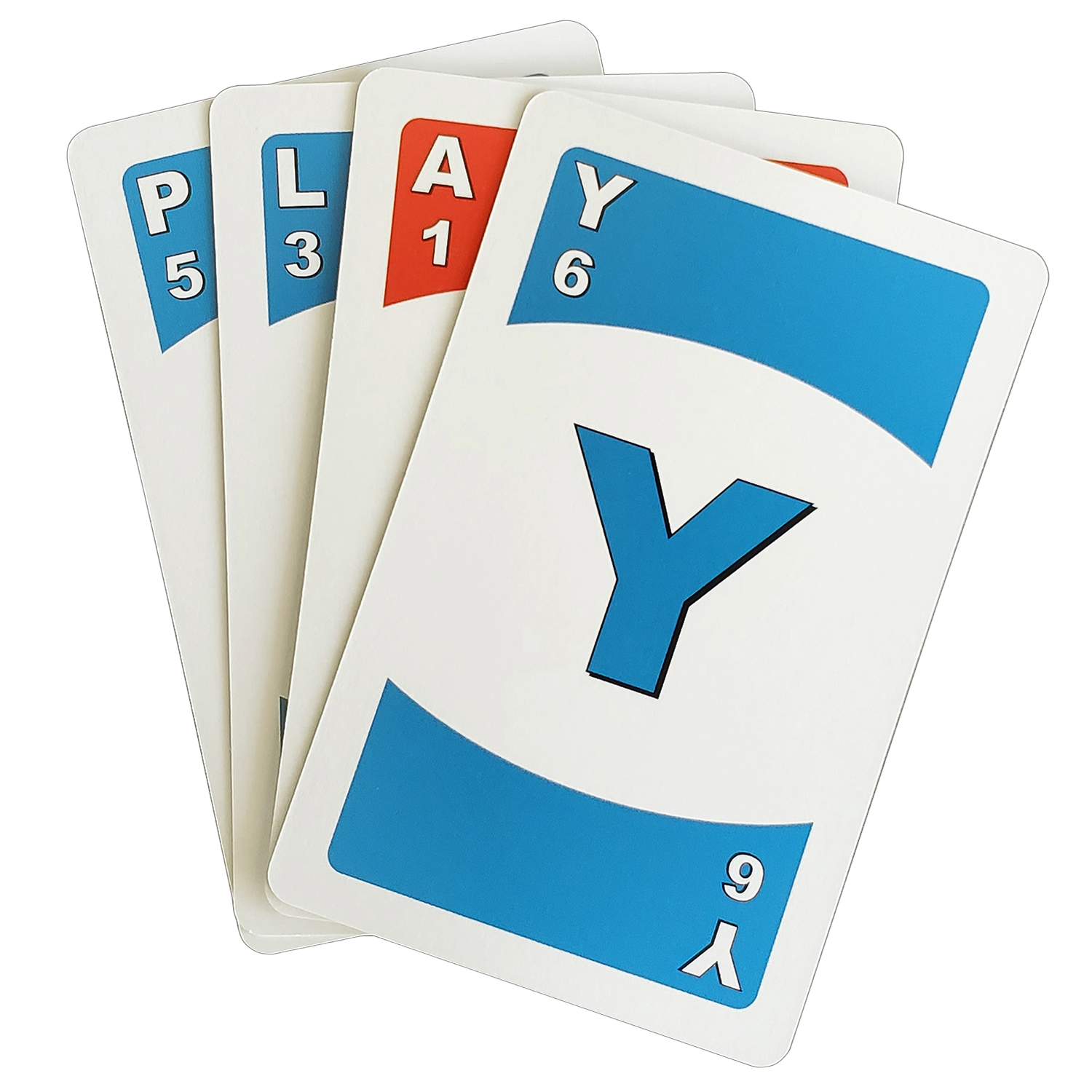 Yammer Cards Spelling P-L-A-Y